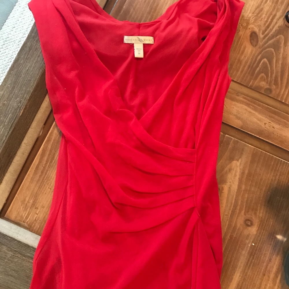 Weston Wear Fitted Red Top - M